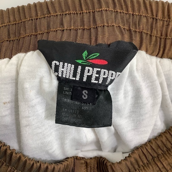 Vintage 80’s Chili Pepper reversible parachute tracksuit jacket & pant SZ S RARE - Picture 10 of 16